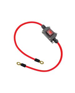 Mekanisk DC-brytare 5-24V – Inline, IP67 vattentät - 30 cm