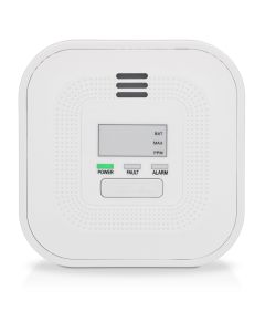 Alecto kolmonoxidlarm med display och 10 års batteritid