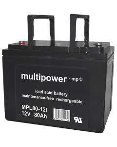 Multipower MPL80-12I långlivat blybatteri 12V - 80Ah