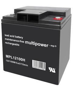 Multipower MPL12100H high-rate blybatteri 12V - 28Ah