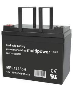 Multipower MPL12135H high-rate blybatteri 12V - 36Ah