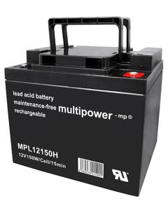 Multipower MPL12150H high-rate blybatteri 12V - 40Ah