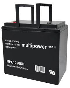 Multipower MPL12205H höghastighets blybatteri 12V - 55Ah