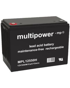 Multipower MPL12550H high-rate blybatteri 12V - 140Ah