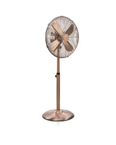 Tristar VE-5971 golvfläkt i metall, 3 hastigheter, koppar, Ø40cm