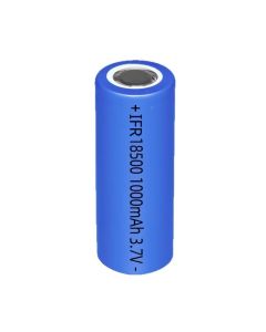 18500 LiFePO4-batteri, 3,2 V, 1000 mAh