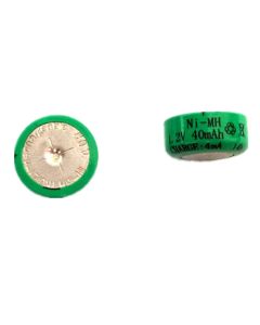 Uppladdningsbar 1,2 V Ni-MH-knappcellsbatteri, 40 mAh