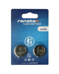 Renata CR2450N (2 st) – Litium-knappcellsbatterier