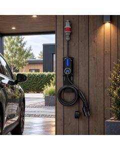 Väggfäste för portabel elbilsladdare till elbil 11 kW/22 kW – justerbart