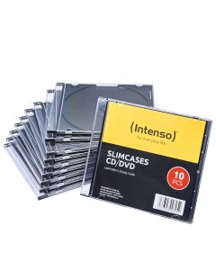 Intenso tomma CD-/DVD-fodral i slim-format – 10 stycken