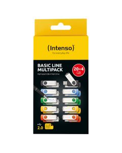 Intenso® 20x4 GB USB-minnen – multipack