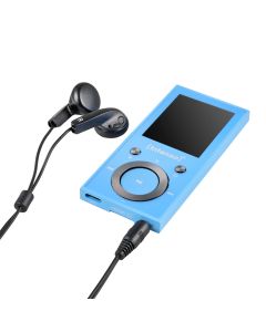 Intenso® MP3-spelare 64 GB BT med skärm och hörlurar – Blå