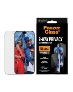 PanzerGlass® 2-Way Privacy skärmskydd för Apple iPhone 18 Pro Max