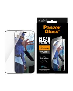 PanzerGlass® Skärmskydd Apple iPhone 17 | 18 Pro Max | Ultra-Wide Fit