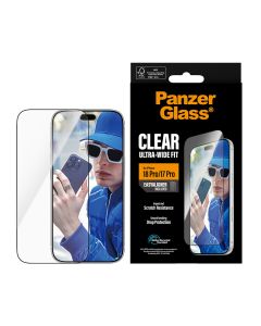 PanzerGlass® Skärmskydd Apple iPhone 17 | 18 Pro | Ultra-Wide Fit