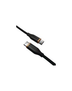 Duracell USB-C 2.0 till USB-C laddnings- och datakabel, 100 W, silikon, svart, 2 m