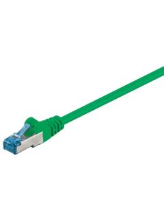 Goobay CAT 6A patchkabel S/FTP (PiMF), grön – 50 m