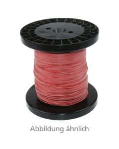 Koppartråd 1,50 mm² röd med flexibel silikon - 100 m per rulle