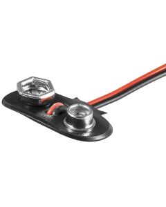 1x 9V Block-batterihållare