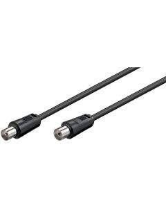 Antennkabel, svart, 0,5 m