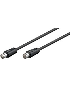 Antennkabel, svart, 10 m