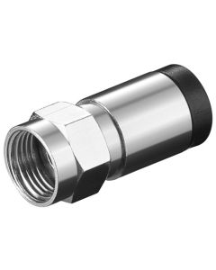 Kompression F-kontakt Konnektor 7,0 mm - kopparnickel