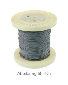 Koppartråd 0,25 mm² svart med flexibel silikon - 100 m per rulle