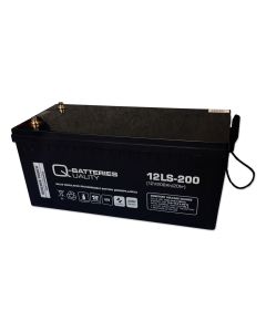 Q-Batteries 12LS-200 / 12V - 208Ah 10-års AGM batteri