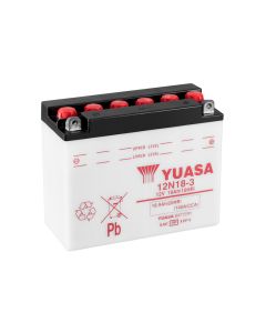 GS Yuasa 12N18-12V(DC) 12V Conventional Startbatteri till motorcykel