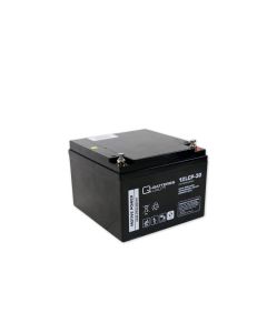 Q-Batteries 12LCP-30 12V 30Ah Deep Cycle AGM Förbrukningsbatteri