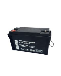 Q-Batteries 12LS-120 / 12V - 128Ah 10-års AGM batteri