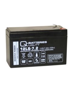 Q-Batteries 12LS-7.2 F1 12V 7,2Ah AGM batteri