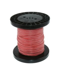 Koppartråd 1,0 mm² röd med flexibel silikon - 100 m per rulle