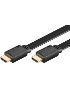 High Speed HDMI™-plattkabel med Ethernet 2 m