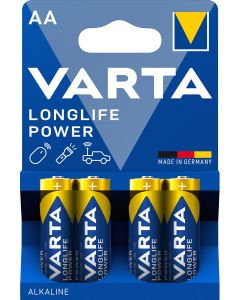 Varta LONGLIFE POWER AA/LR06 BATTERIER (4 st)
