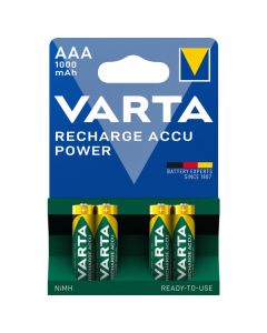 Varta AAA/R03/Mikro Uppladdningsbara batterier (4 st.) 1000 mAh
