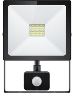 LED-floodlight, 30 W, Slim Classic, med rörelsesensor