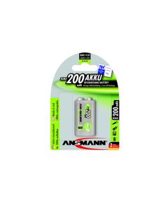 Ansmann max-E PP3/E/9 V Uppladdningsbart batteri (1 st.) 200 mAh