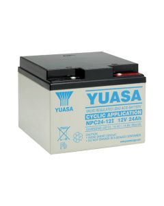 NPC24-12I Yuasa Cyklisk Blybatteri