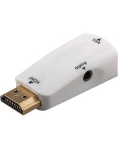 Kompakt HDMI™/VGA-adapter inkl, audio