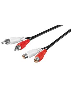 Stereo Audio förlängningssladd 1,5 m