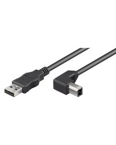 USB 2,0 Hi-Speed-kabel, svart, 2 m,