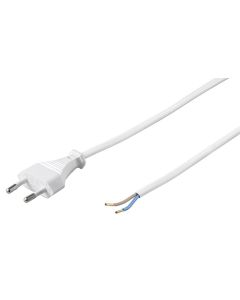 Euro Ledning, montera själv, 1,5 m, vit