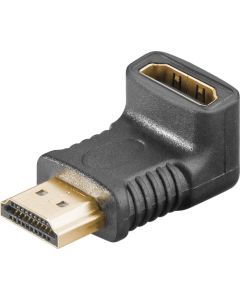 HDMI™/HDMI™ vinklad adapter HDMI™ standardhane (typ A)