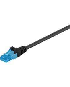 CAT 6a patchkabel U/UTP, sort, 5 m