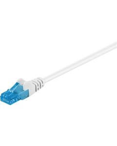 CAT 6a patchkabel U/UTP, hvid, 0,5m