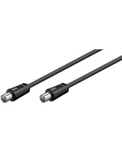 Antennkabel, svart, 2,5 m