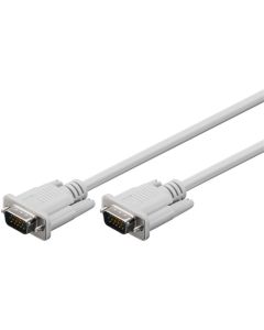 VGA Monitorkabel, grå, 3 m,