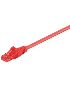 CAT 6 patchkabel, U/UTP, röd, 10 m