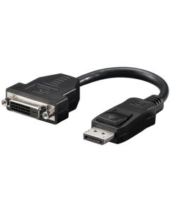 DisplayPort till DVI-D-adapter med DVI-I-kontakt - 0,2m